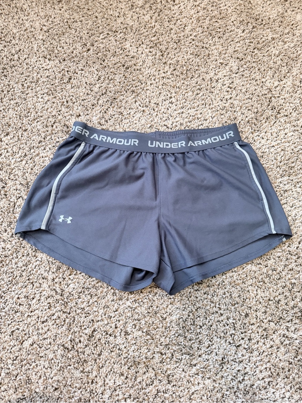 Bundle of 4 Pairs of Under Armour Women's Athletic Shorts with Branded Waistband